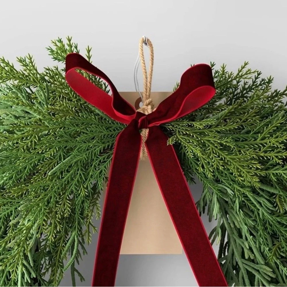 Christmas Draping Cedar Mini Wreath - Room Essentials™ - Target 2024